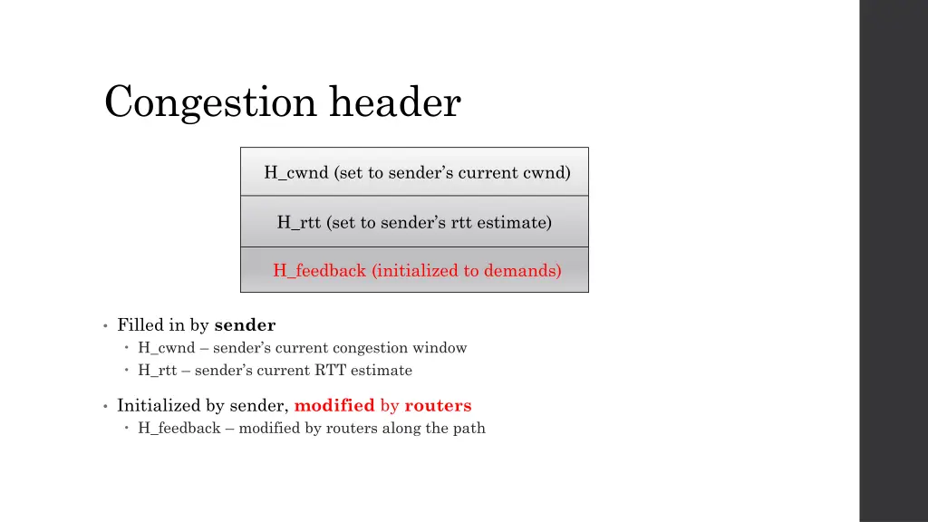 congestion header