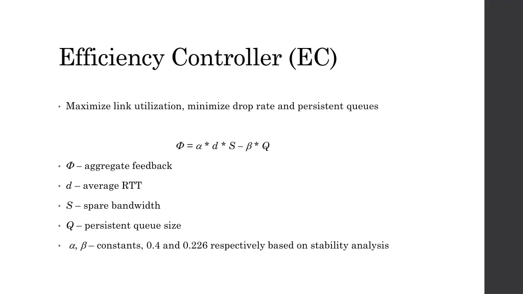 efficiency controller ec