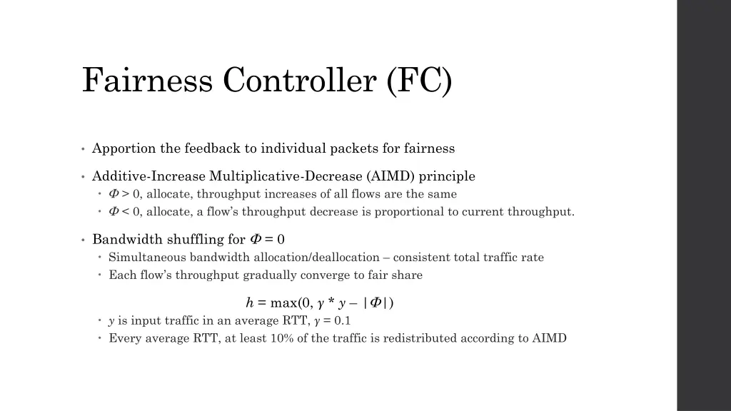 fairness controller fc