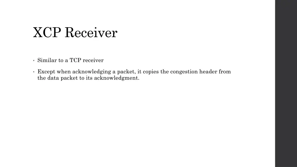 xcp receiver