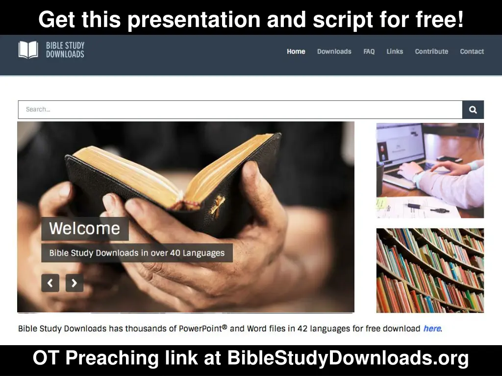 get this presentation and script for free