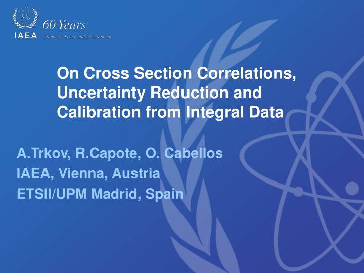 on cross section correlations uncertainty