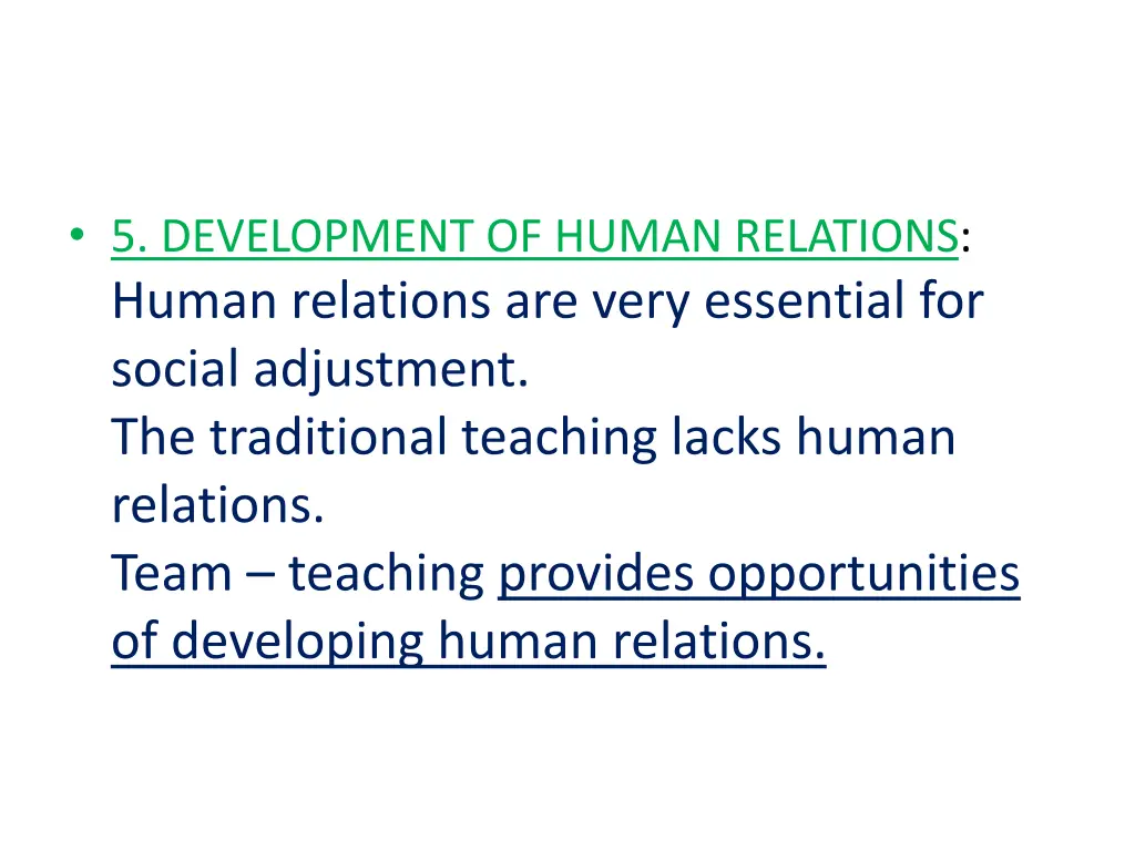 5 development of human relations human relations