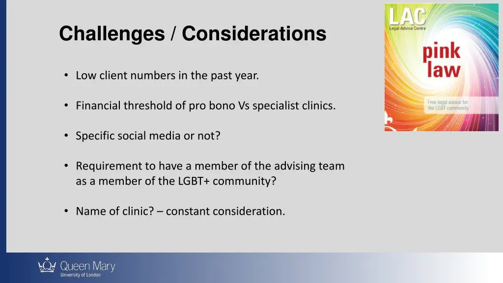 challenges considerations