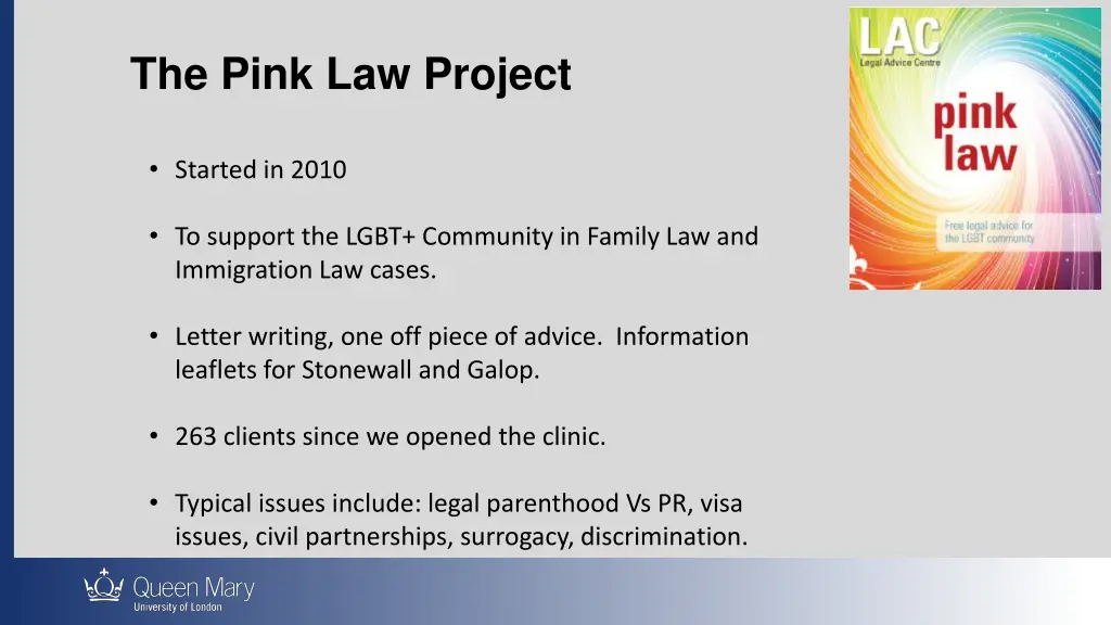 the pink law project