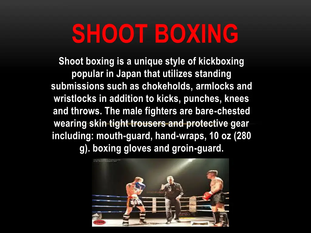 shoot boxing