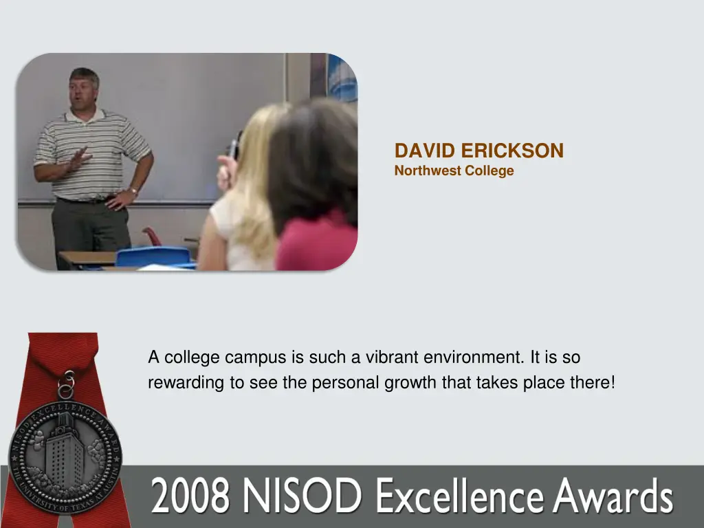 david erickson northwest college