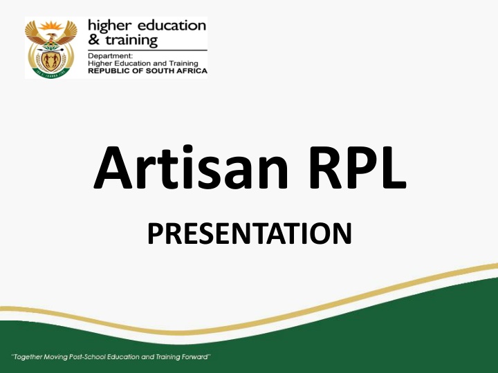 artisan rpl presentation