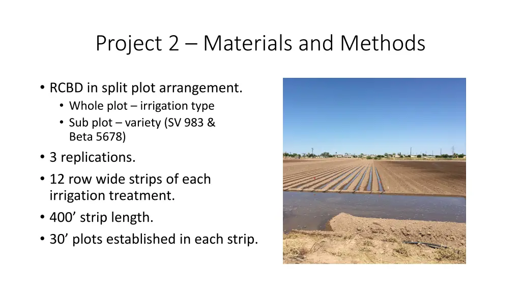 project 2 materials and methods