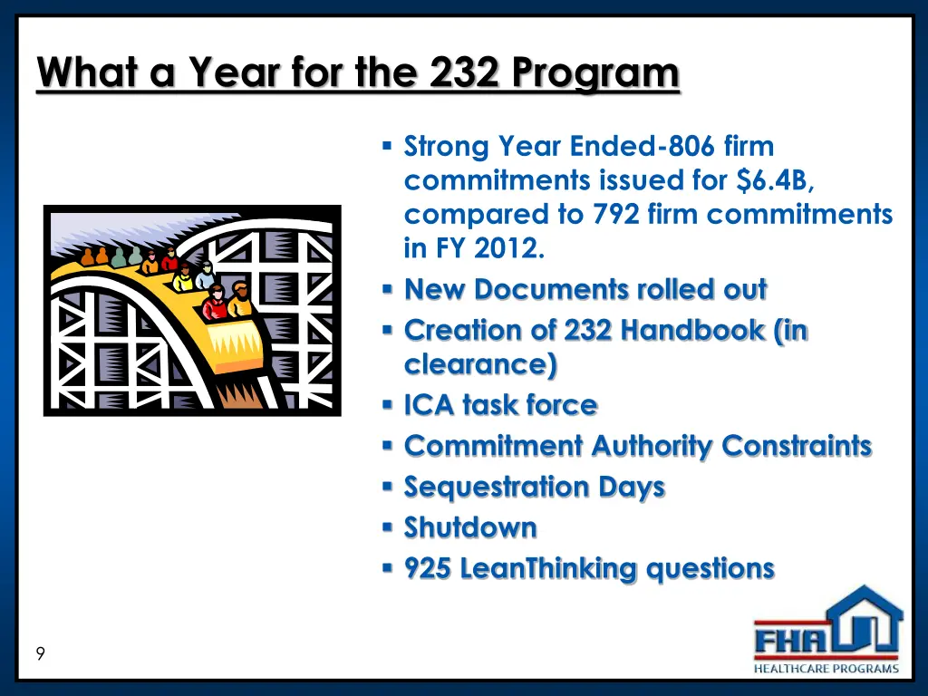 what a year for the 232 program