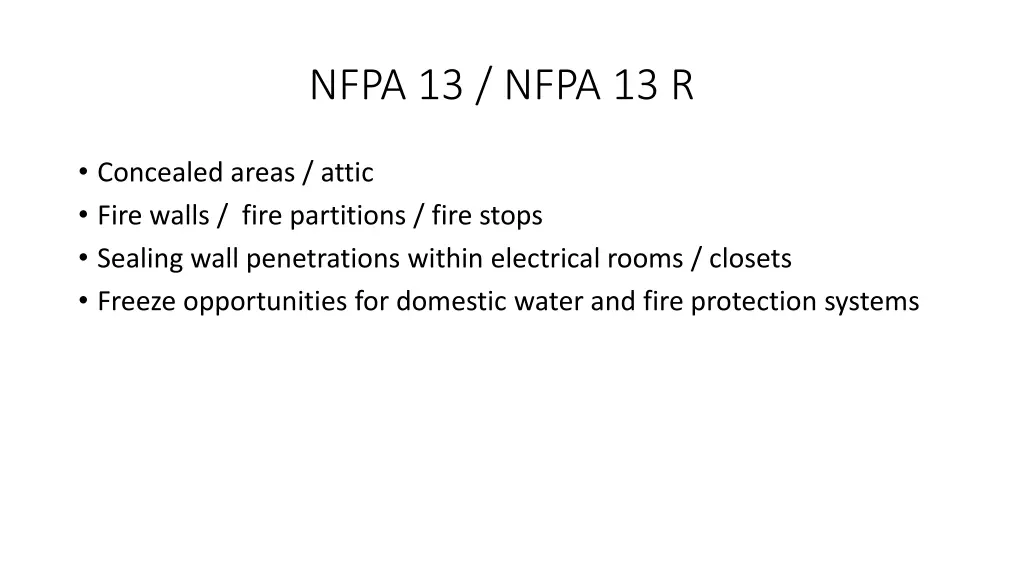 nfpa 13 nfpa 13 r