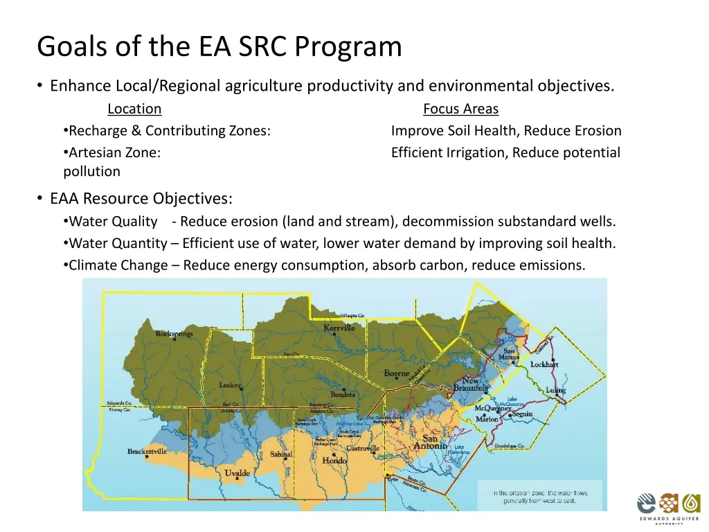 goals of the ea src program