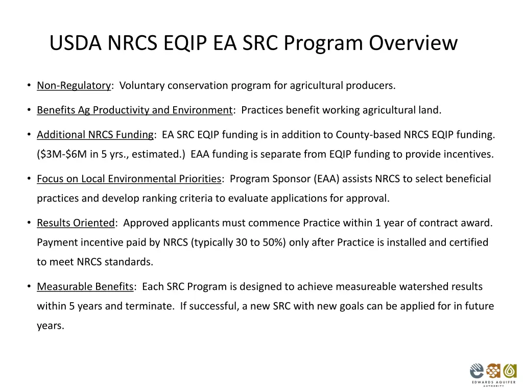 usda nrcs eqip ea src program overview