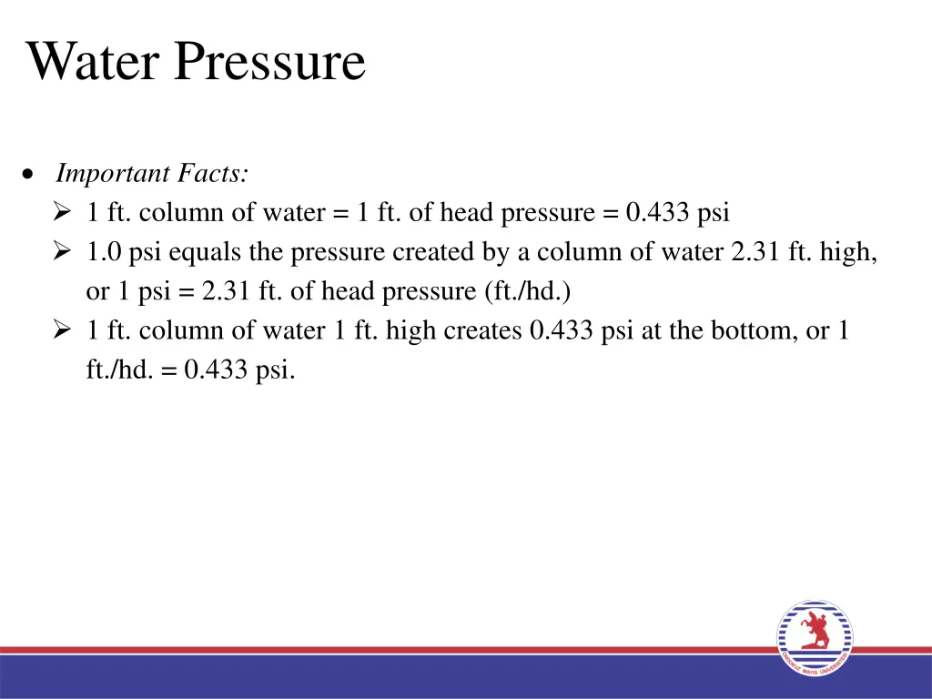 water pressure 4