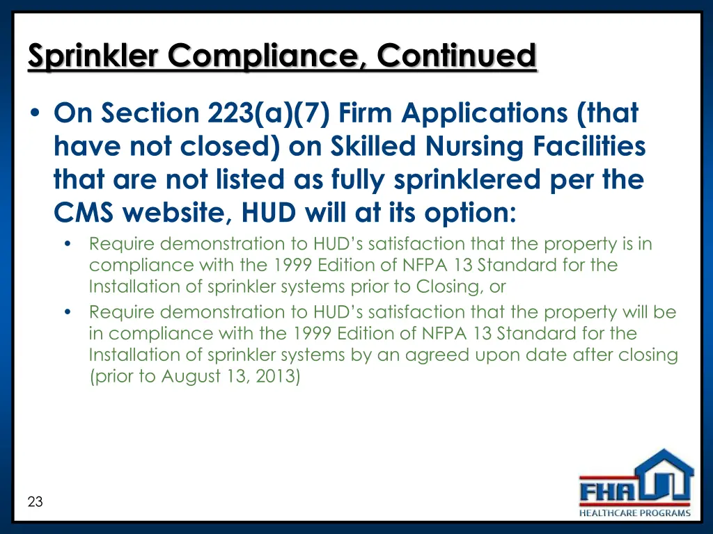 sprinkler compliance continued 2