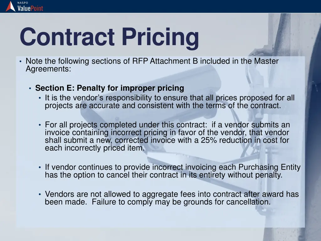 contract pricing