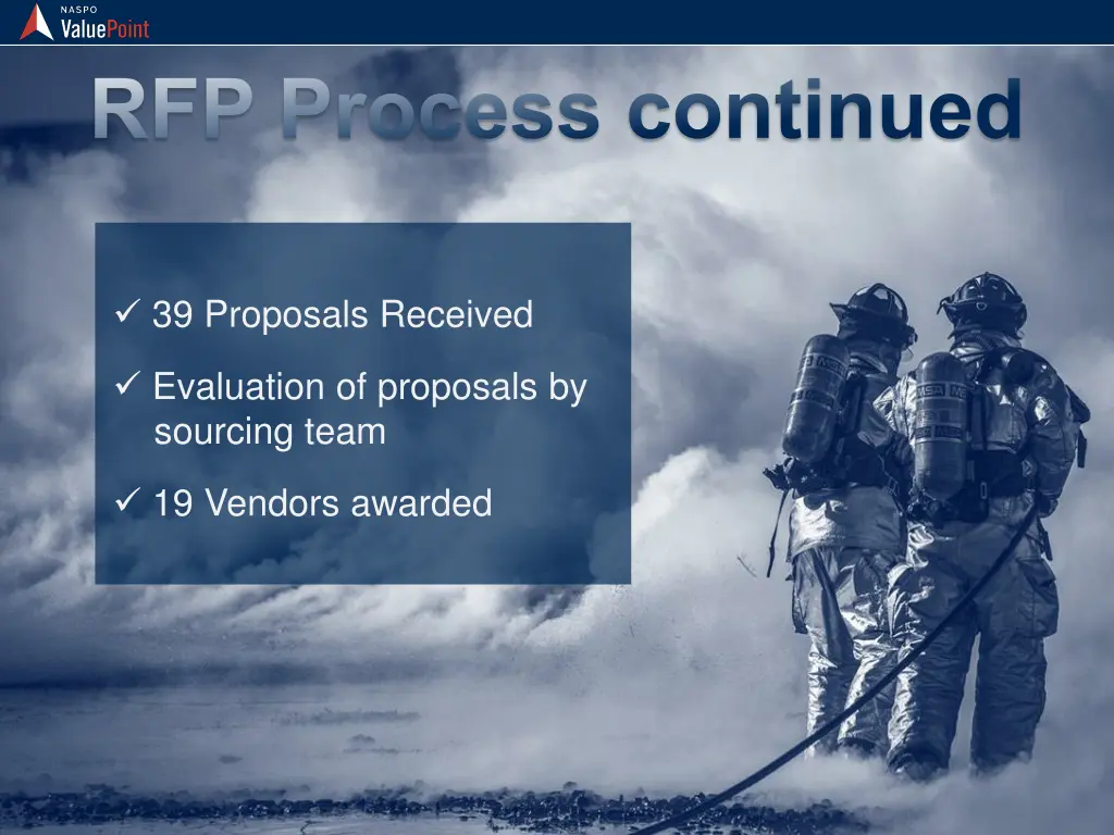 rfp process continued