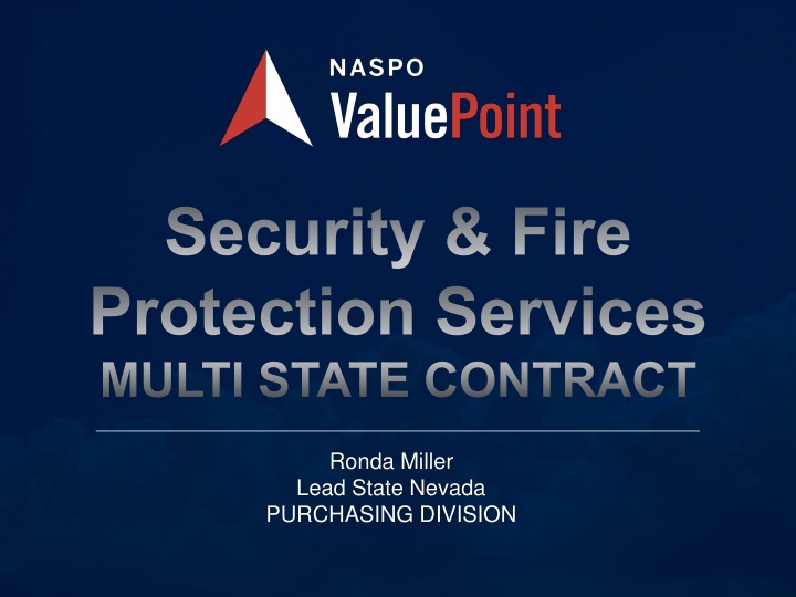 security fire protection services multi state