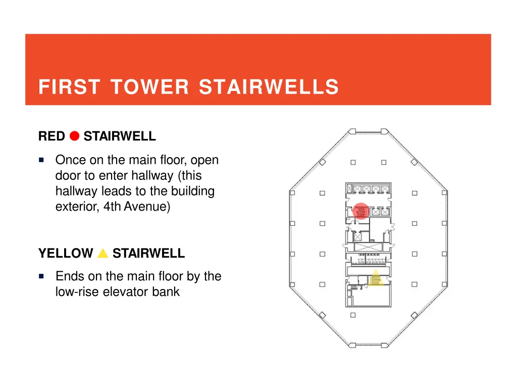 first tower stairwells