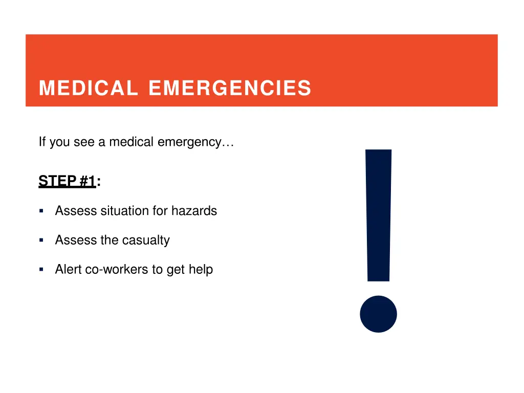 medical emergencies