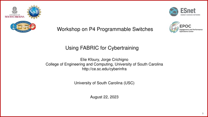 workshop on p4 programmable switches