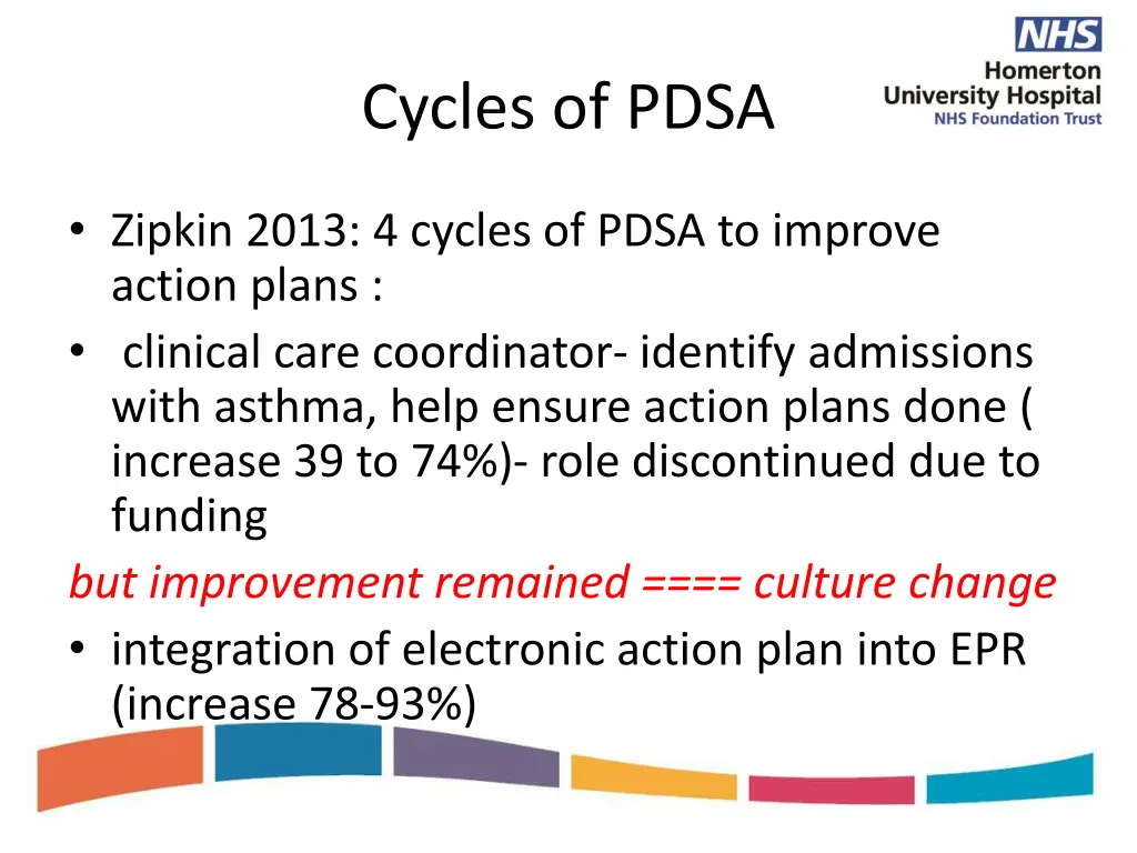 cycles of pdsa