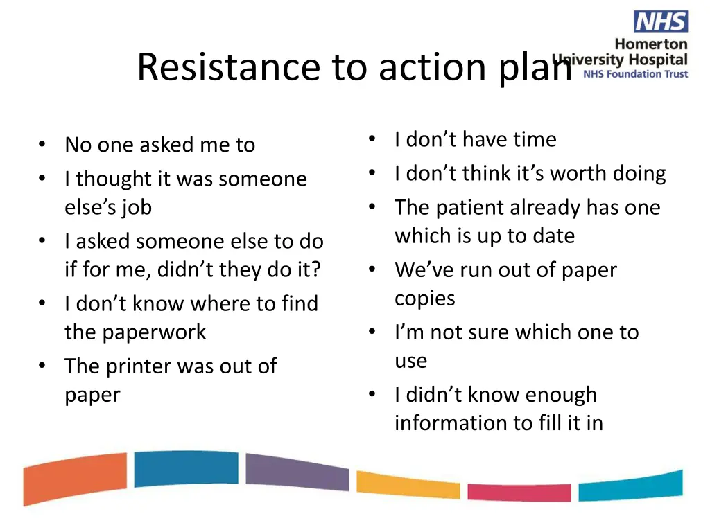 resistance to action plan 1