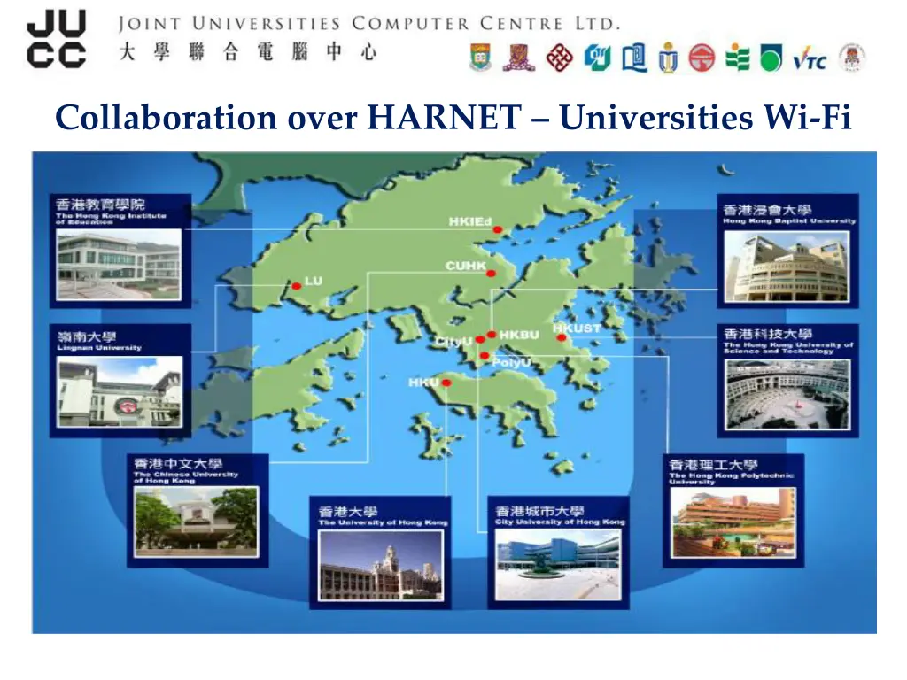 collaboration over harnet universities wi fi