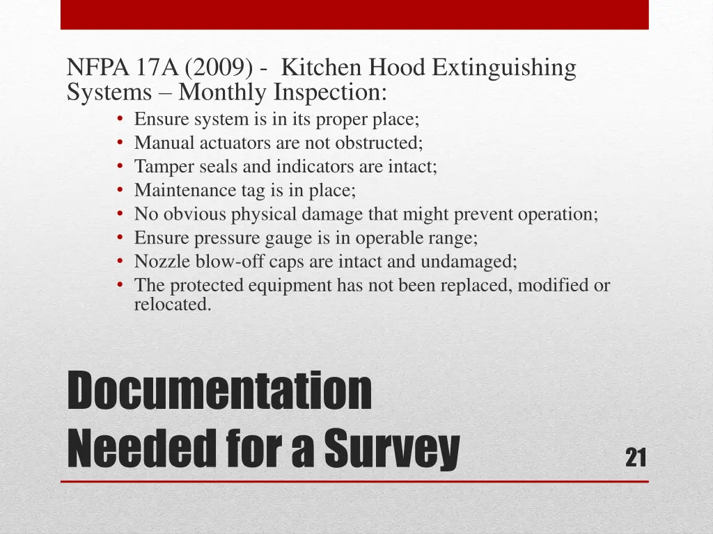 nfpa 17a 2009 kitchen hood extinguishing systems