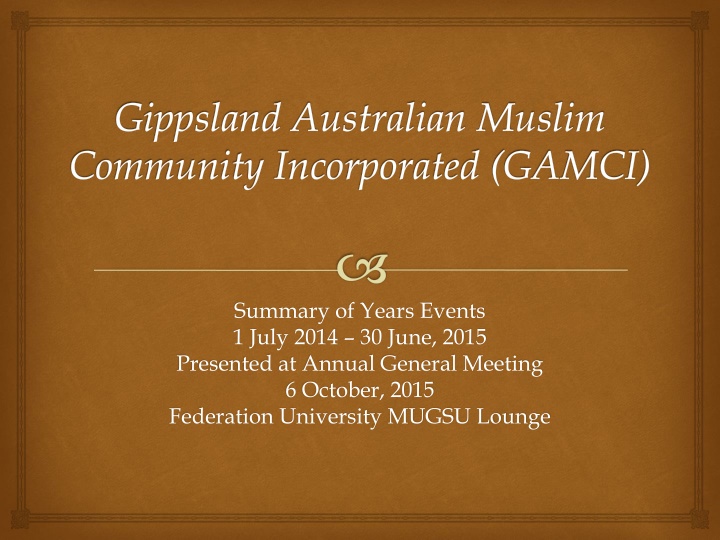 gippsland australian muslim community