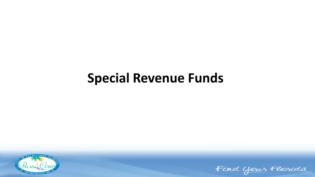 special revenue funds