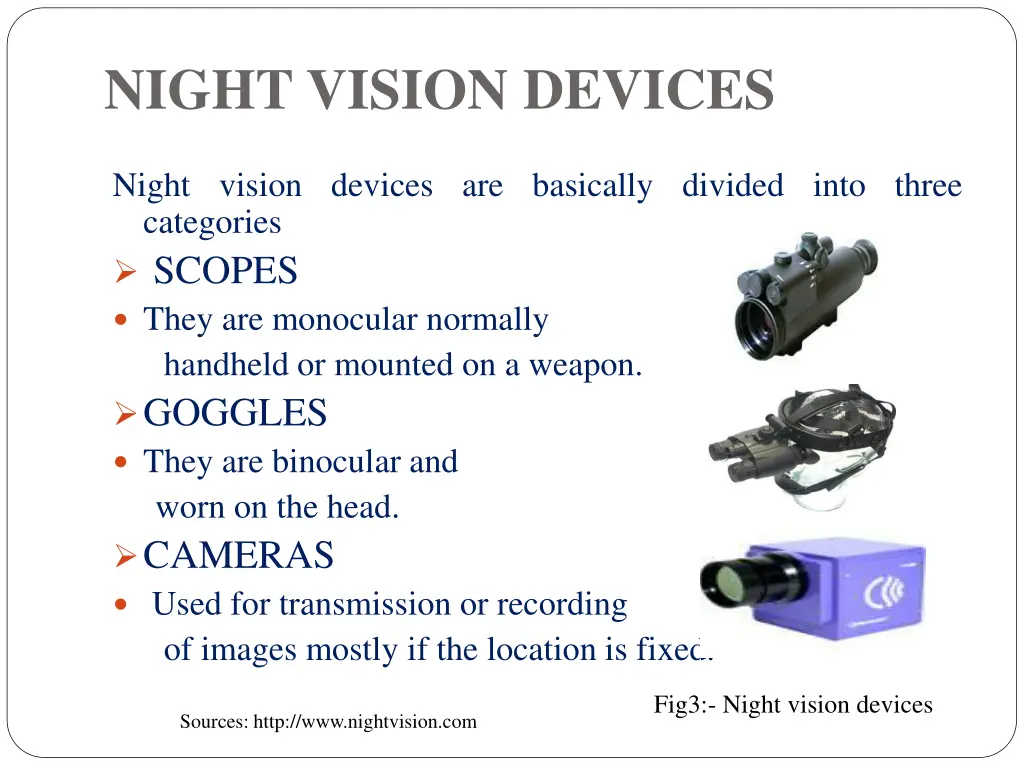 night vision devices