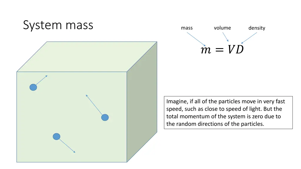 system mass