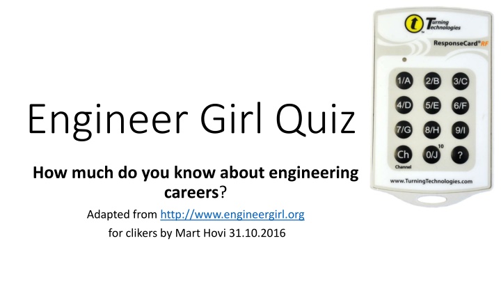 engineer girl quiz