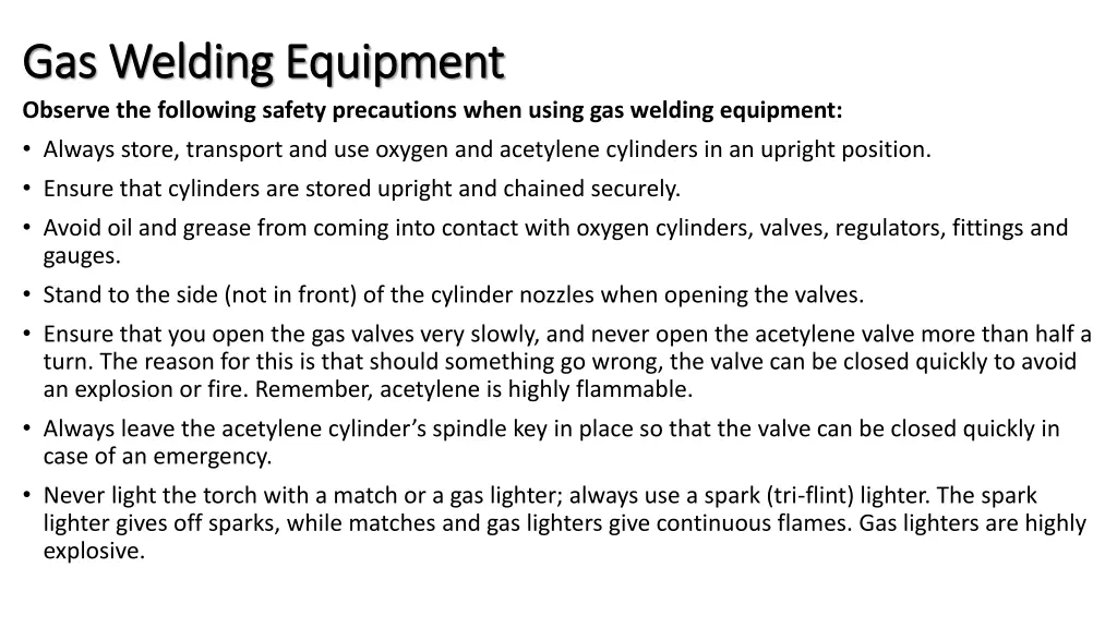 gas welding equipment gas welding equipment