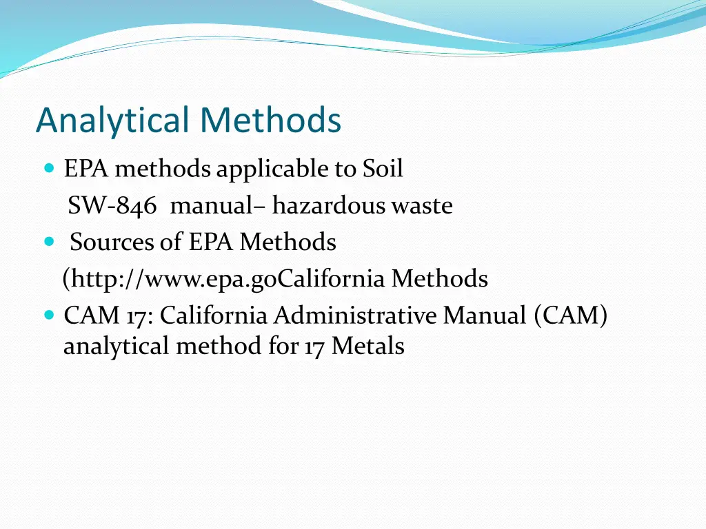 analytical methods 1