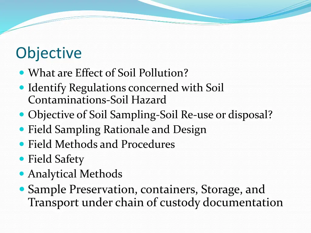 objective what are effect of soil pollution