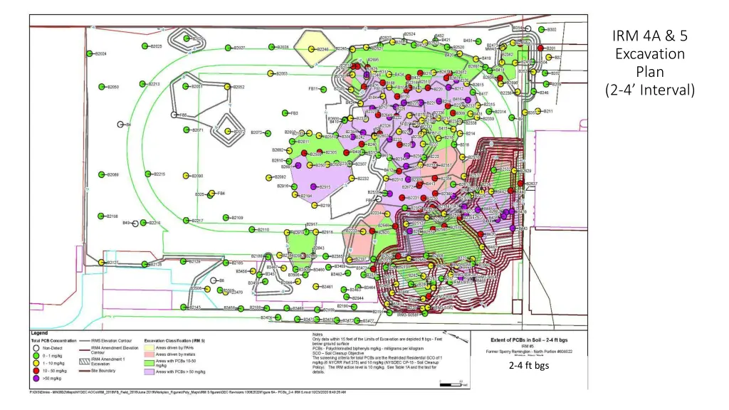 irm 4a 5 excavation plan 2 4 interval