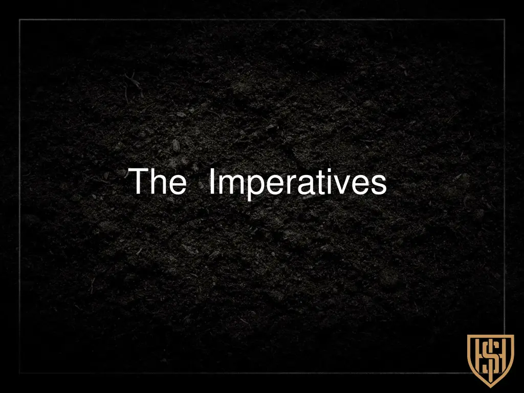 the imperatives