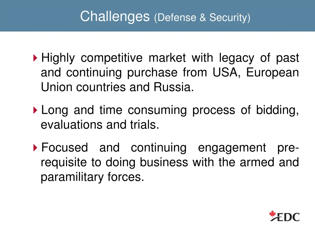 challenges defense security