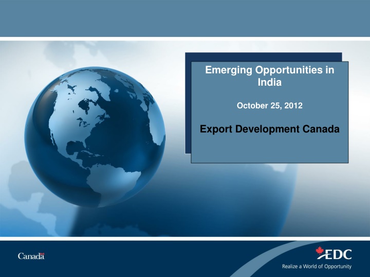 emerging opportunities in india