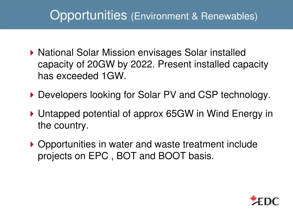 opportunities environment renewables