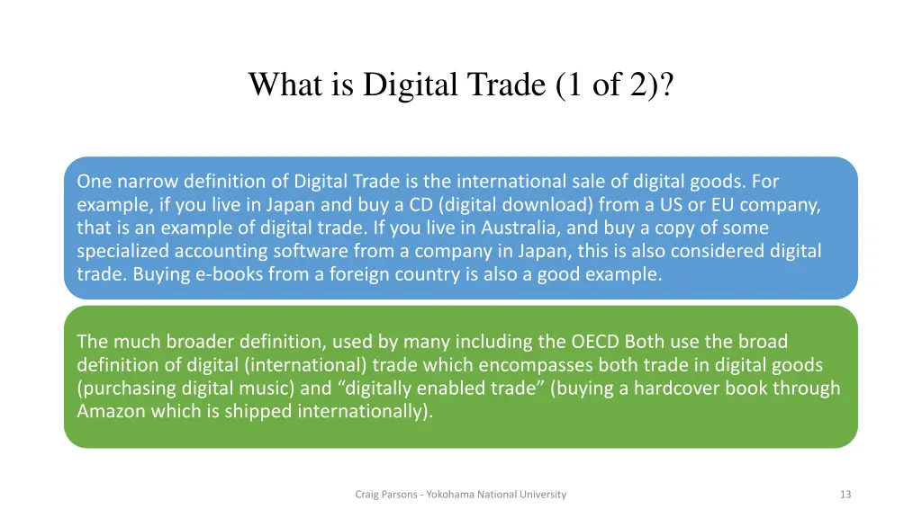 what is digital trade 1 of 2