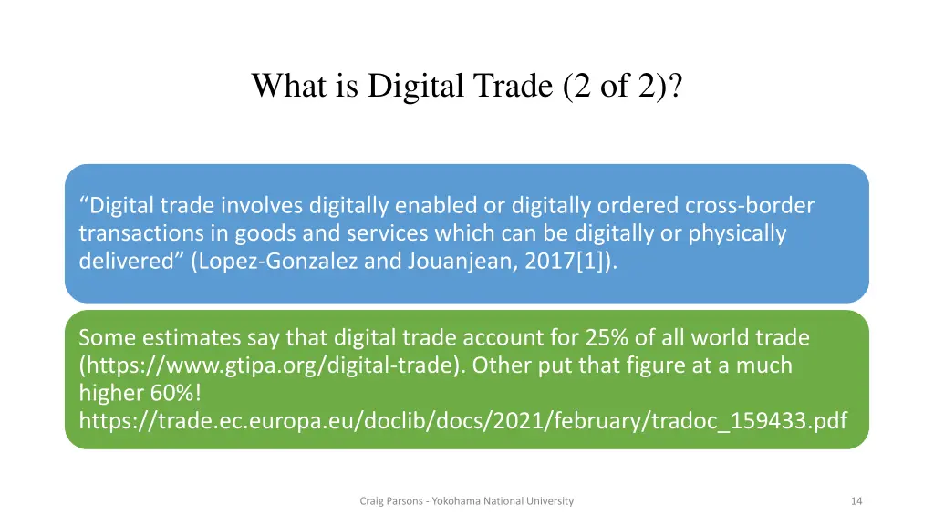 what is digital trade 2 of 2