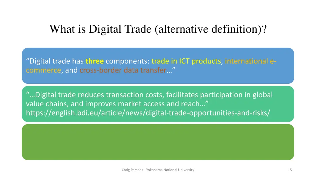 what is digital trade alternative definition