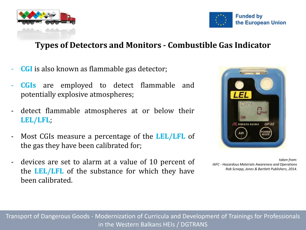 types of detectors and monitors combustible