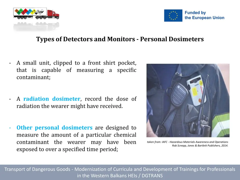 types of detectors and monitors personal