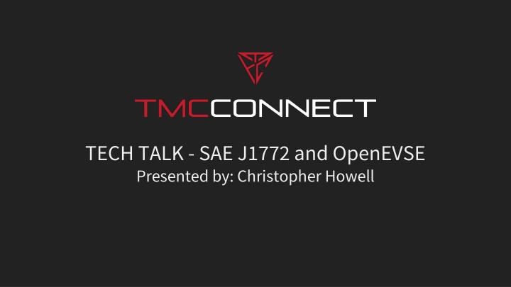 tech talk sae j1772 and openevse presented