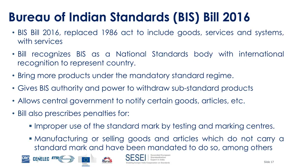 bureau of indian standards bis bill 2016 bis bill