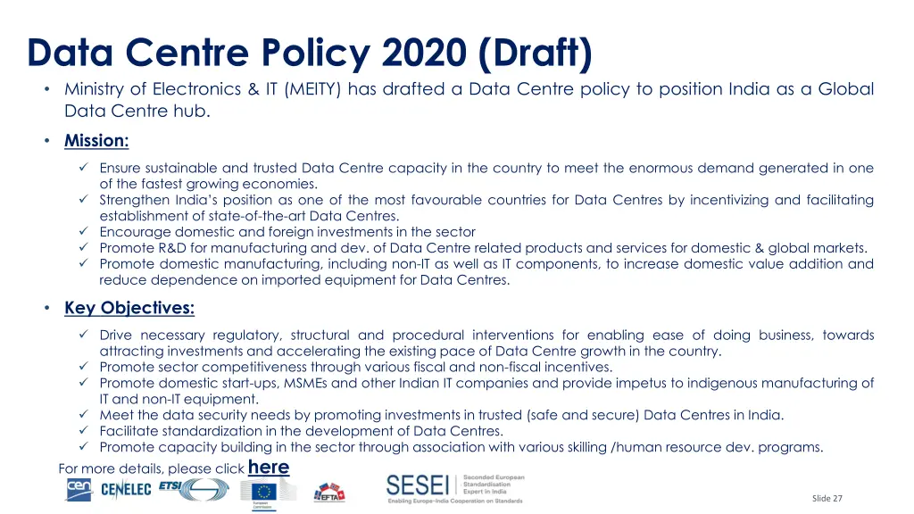 data centre policy 2020 draft ministry